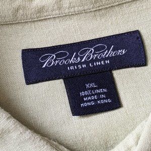 Brooks Brothers Irish Linen Button Down Shirt  XXL